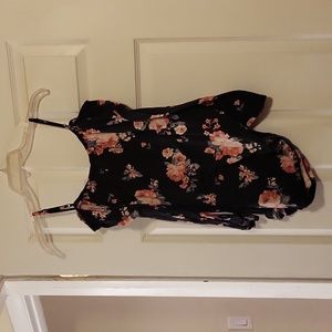 Off shoulder with strap top